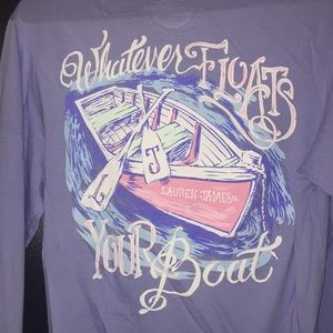 Lauren James "whatever floats your boat" tshirt